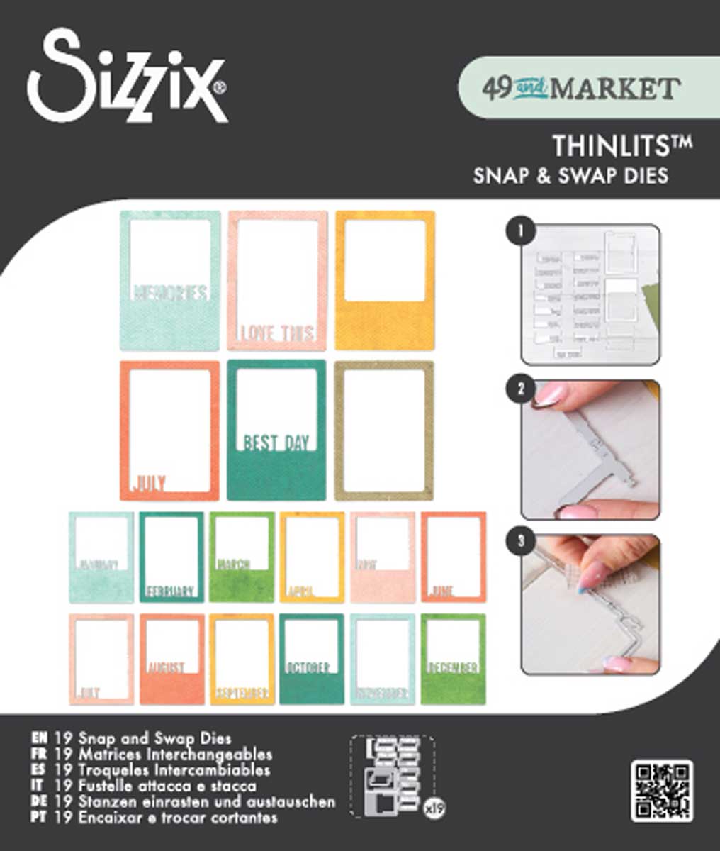 49 & Market / Sizzix Thinlits Snap & Swap Dies - Instamatic [667205]
