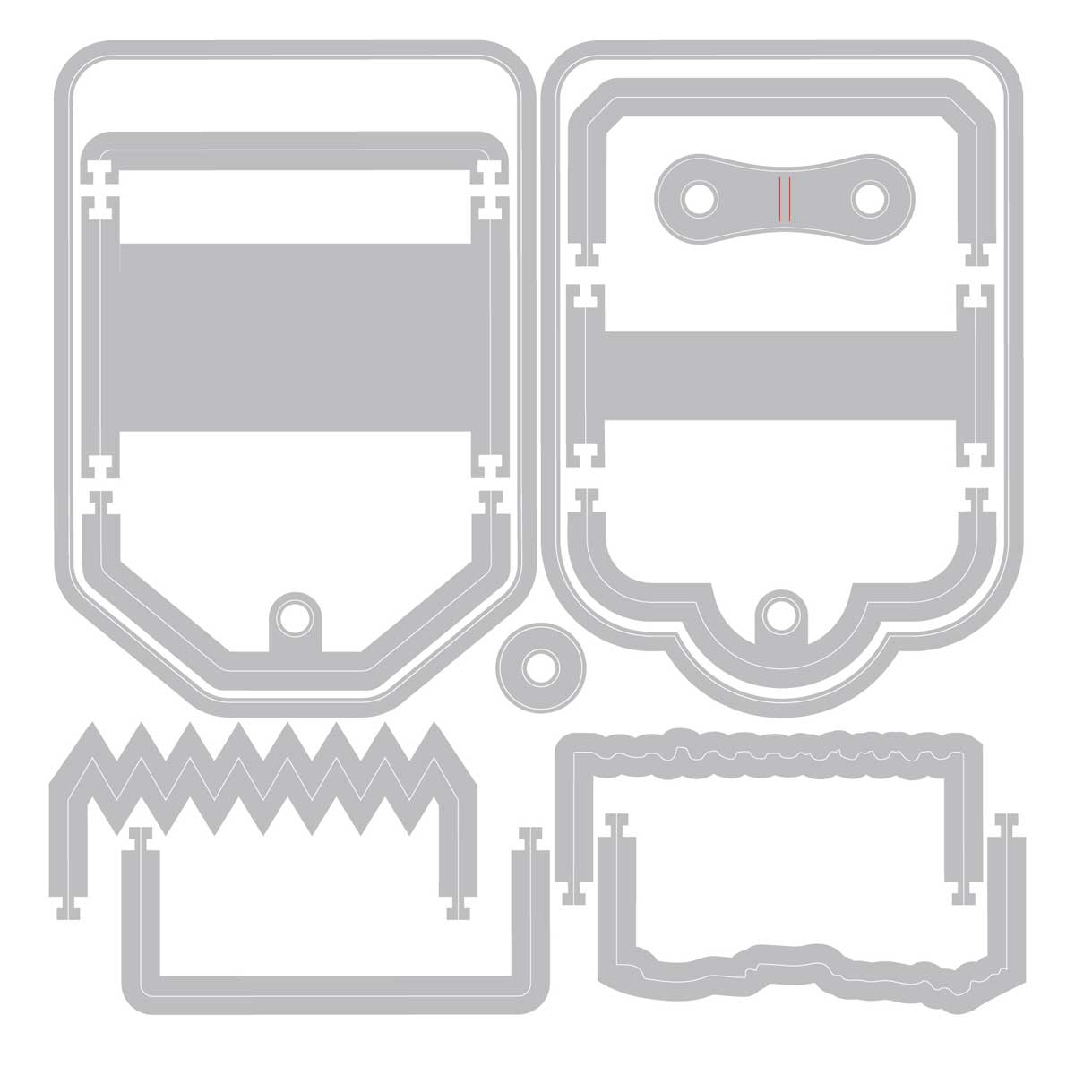 49 & Market / Sizzix Thinlits Snap & Swap Dies - Mini Tags [667206] - Image 2