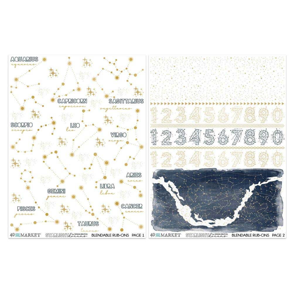 49 & Market Starlight Dreams Collection - Rub On Transfers - Blendable [DSD-30679] - Image 2