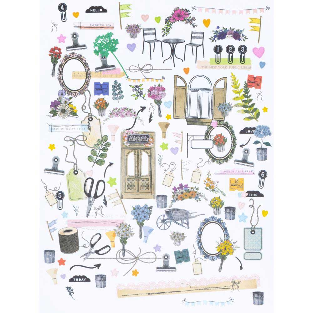 49 & Market The Flower Emporium Collection - Laser Cut Elements [VBF-31263] - Image 2