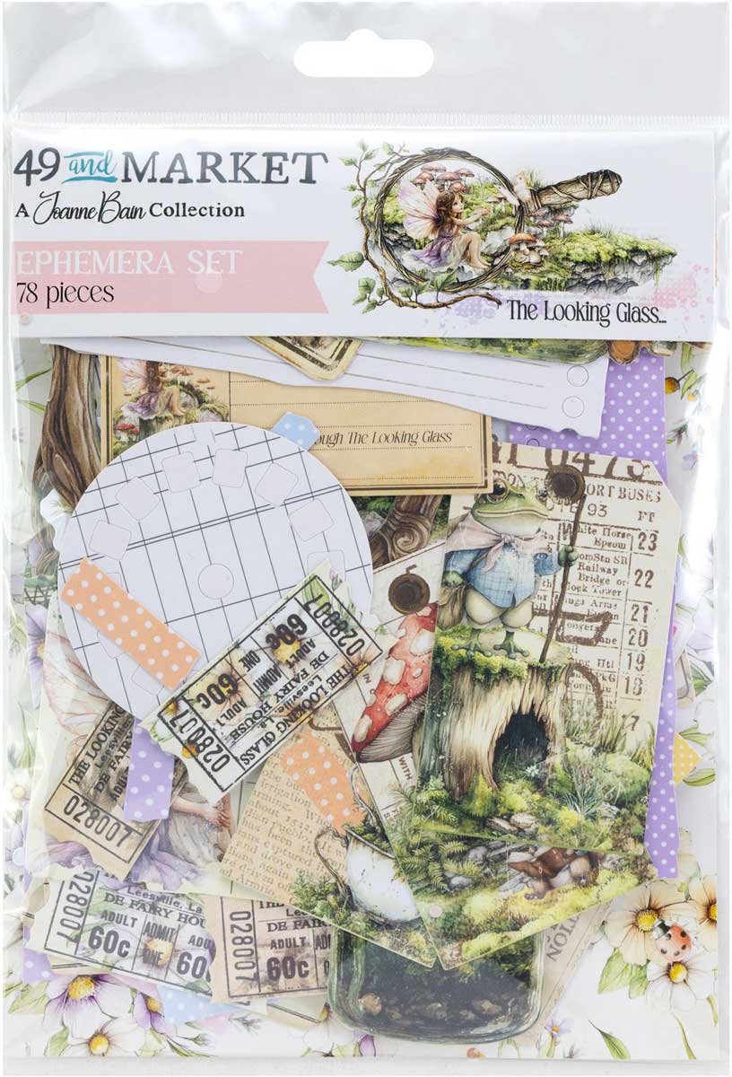 49 & Market The Looking Glass Collection - Ephemera Set [JLG-35001]