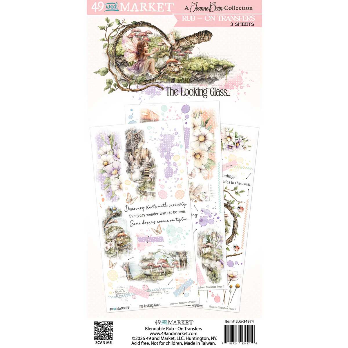 49 & Market The Looking Glass Collection - Rub On Transfers - Blendable [JLG-34974]