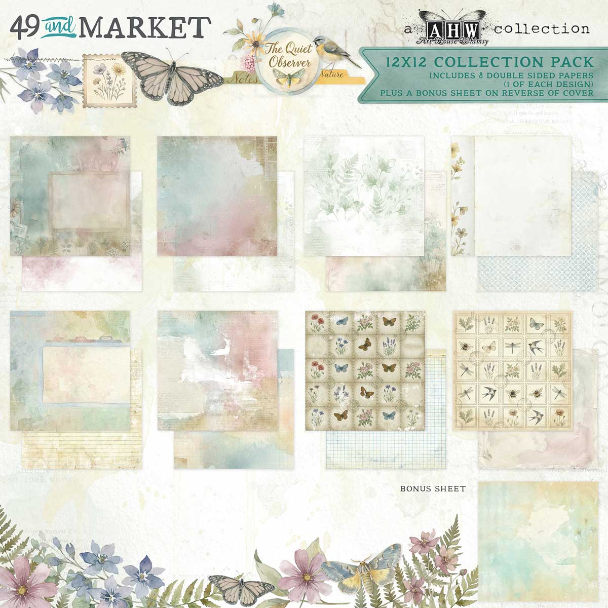 49 & Market The Quiet Observer Collection - 12" x 12" Collection Pack [TQO-37029]