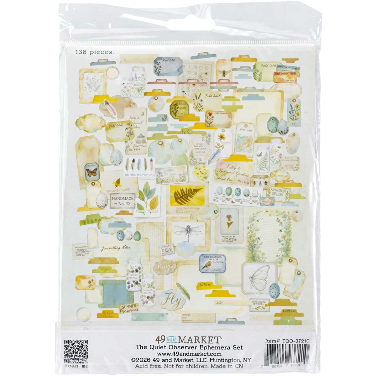 49 & Market The Quiet Observer Collection - Ephemera Set [TQO-37210] - Image 2