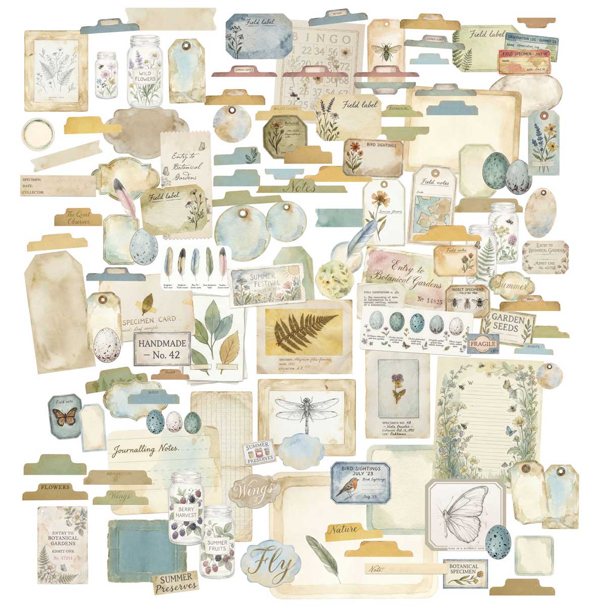 49 & Market The Quiet Observer Collection - Ephemera Set [TQO-37210] - Image 3