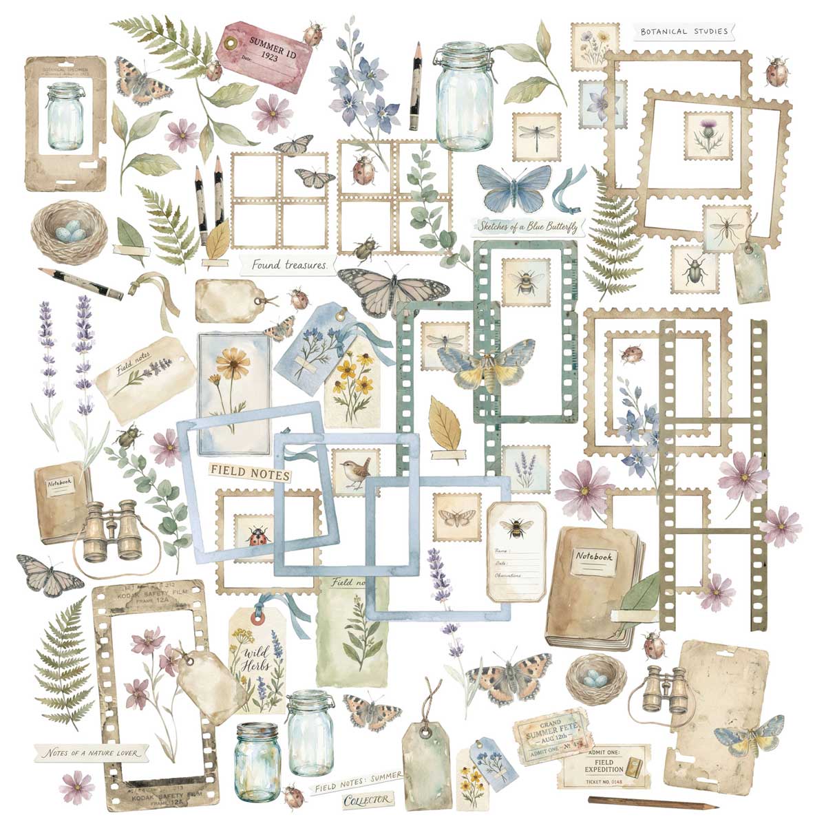 49 & Market The Quiet Observer Collection - Laser Cut Elements [TQO-37197] - Image 2