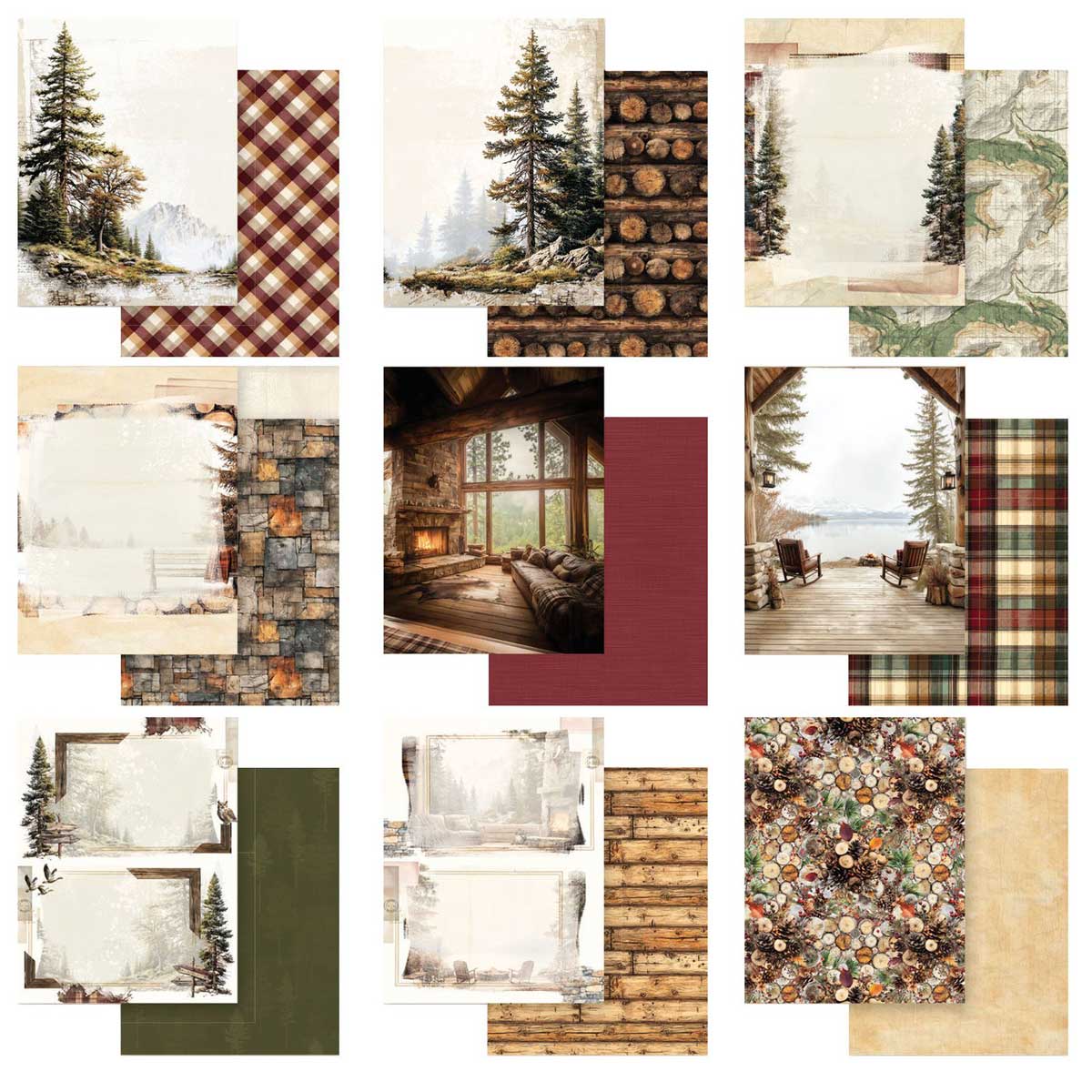 49 & Market Timber & Tweed Collection - 6" x 8" Collection Pack [DTT-34615] - Image 2