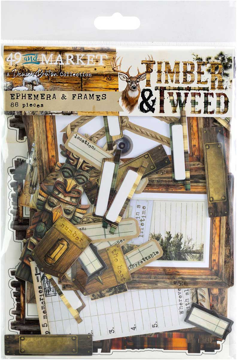 49 & Market Timber & Tweed Collection - Ephemera & Frames [DTT-34783]