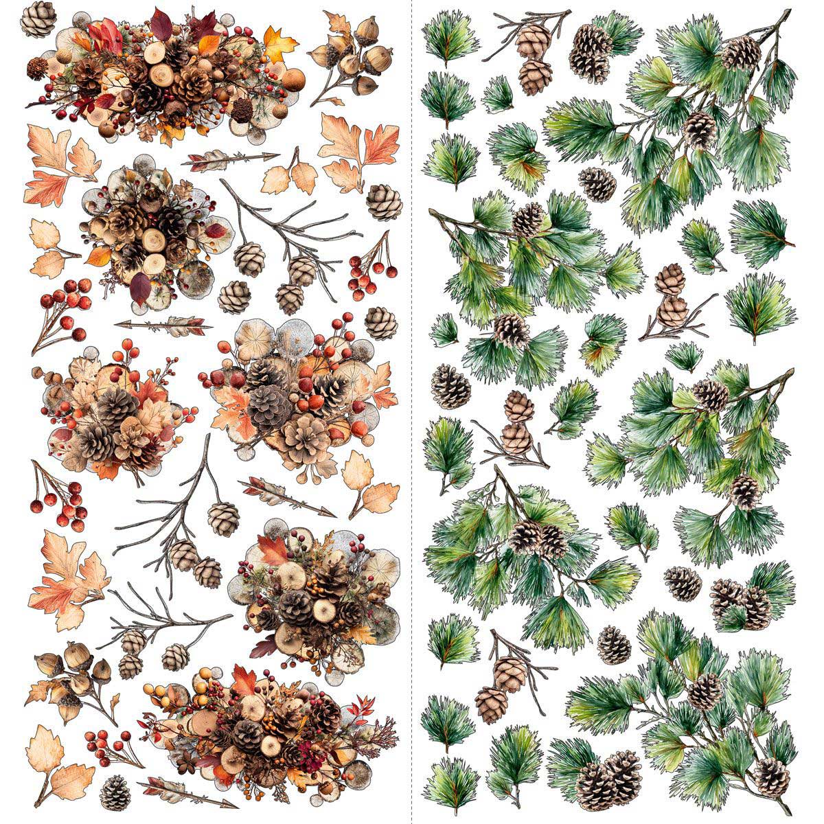 49 & Market Timber & Tweed Collection - Laser Cut Floral Set [DTT-34776] - Image 2