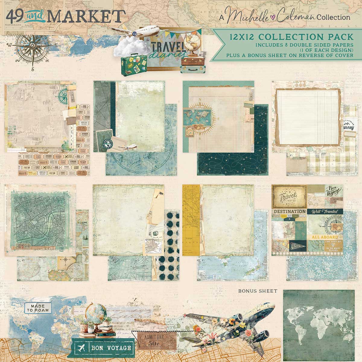 49 & Market Travel Diaries Collection - 12" x 12" Collection Pack [MTD-35742]