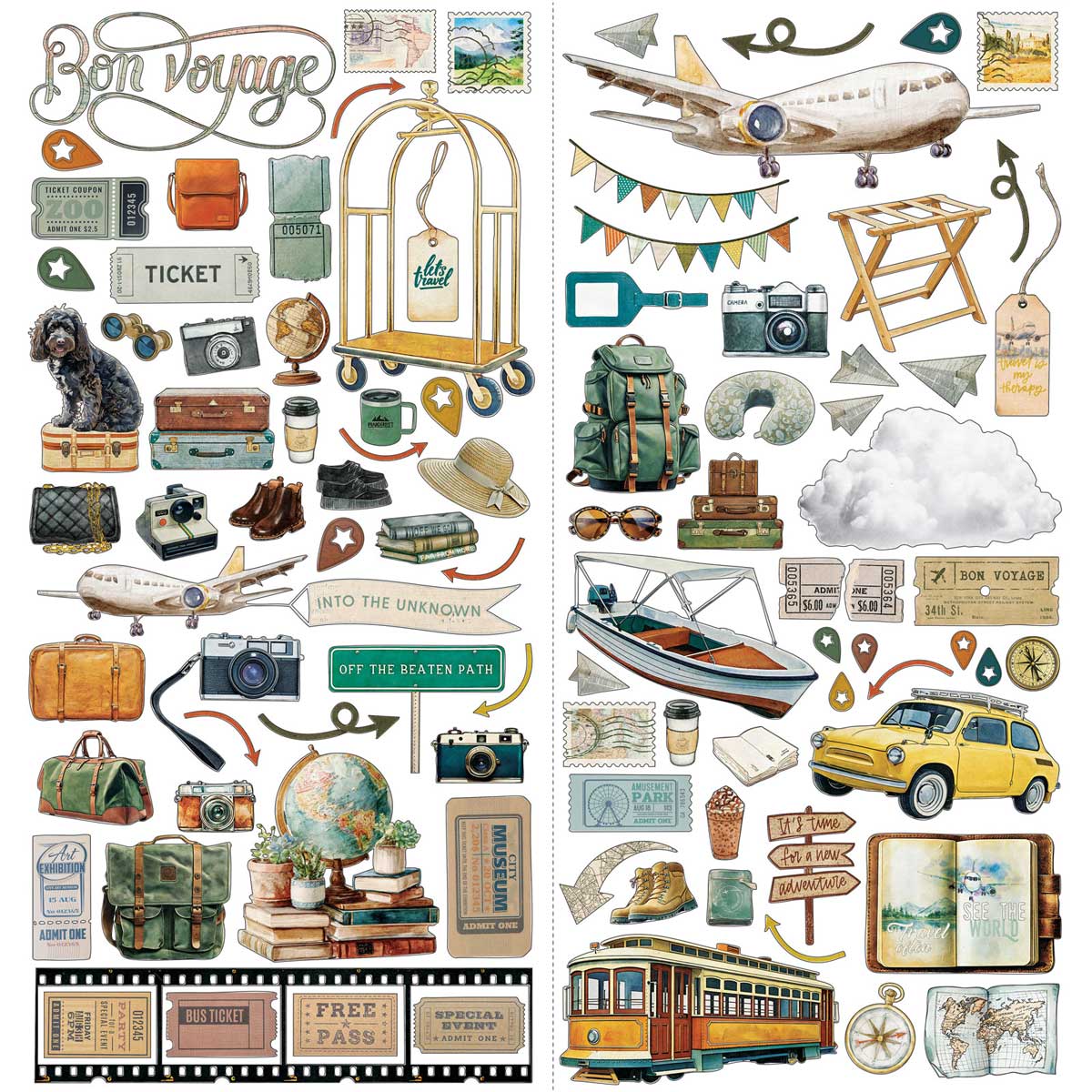 49 & Market Travel Diaries Collection - Laser Cut Elements [MTD-35902] - Image 3
