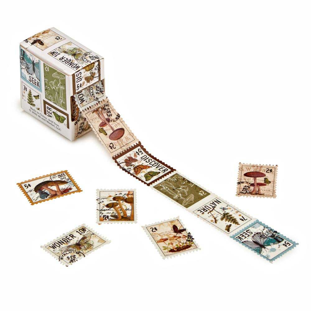 Tvunget Mod viljen bande 49 & Market Vintage Artistry Nature Study Collection - Postage Stamp Washi  Tape [NS-23282] - Joggles.com