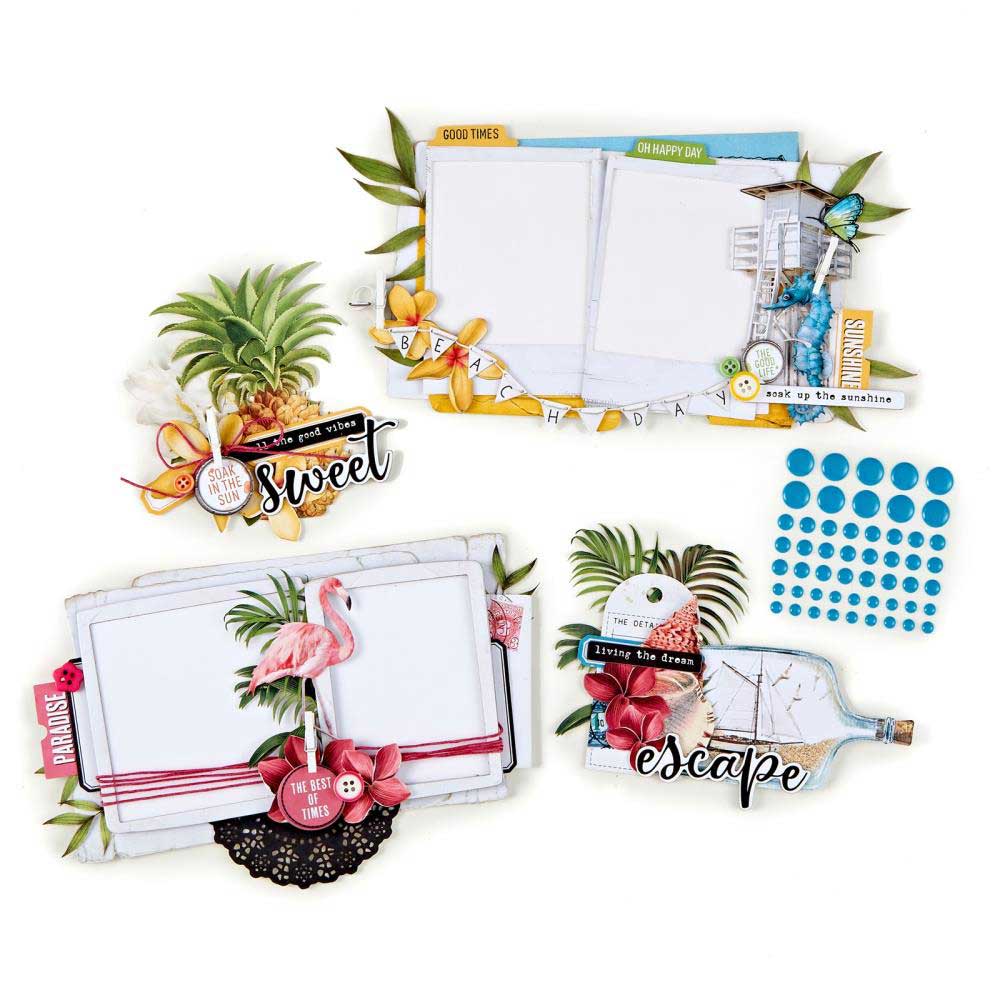 49 & Market Vintage Artistry Sunburst Collection - Cluster Kit [SUN-24692] - Image 2