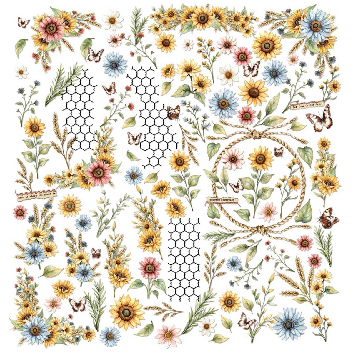 49 & Market Whispering Way Collection - Laser Cut Wildflowers [JWW-34196] - Image 2