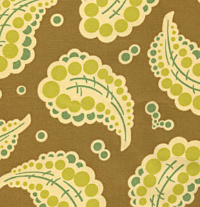 Freshcut by Heather Bailey - [D1587-0315] Dotted Paisley, Brown