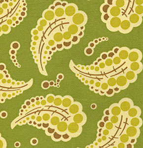 Freshcut by Heather Bailey - [D1587-0418] Dotted Paisley, Green