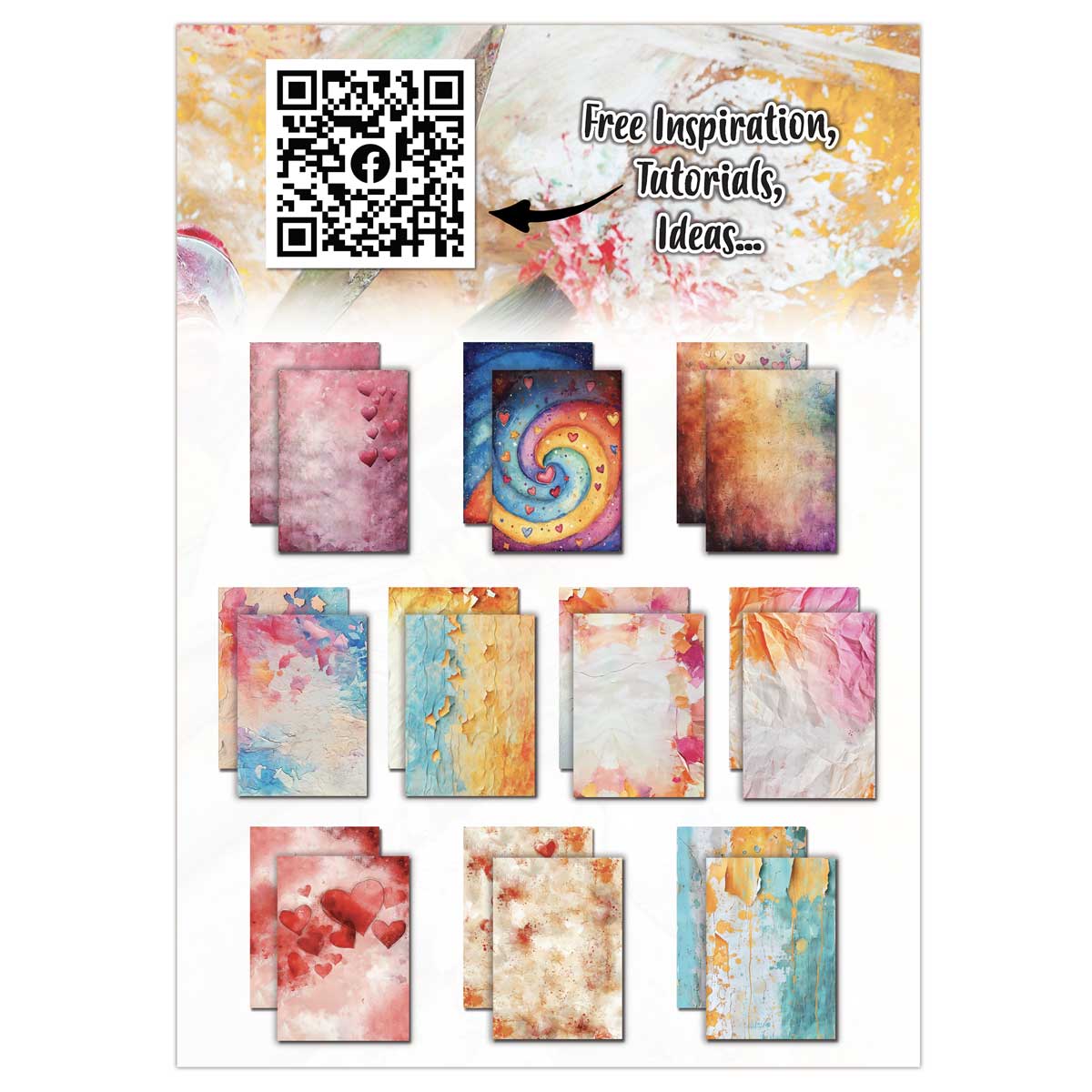 AALL & Create A4 Design Papers - Radiant Pulse #16 - Image 2