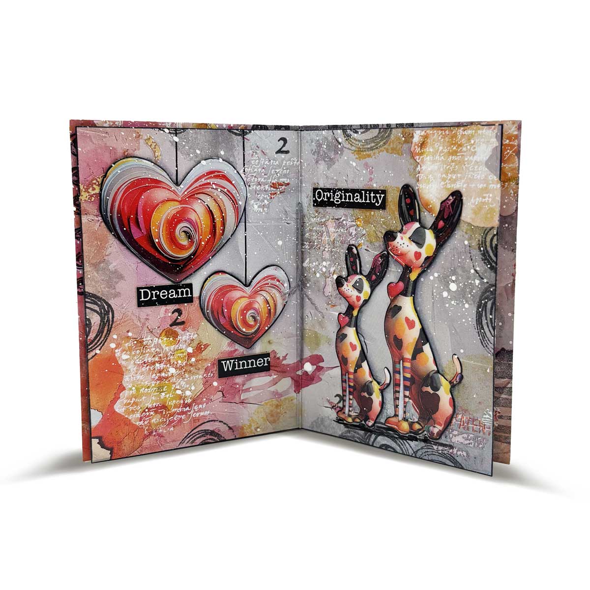 AALL & Create A4 Design Papers - Radiant Pulse #16 - Image 4