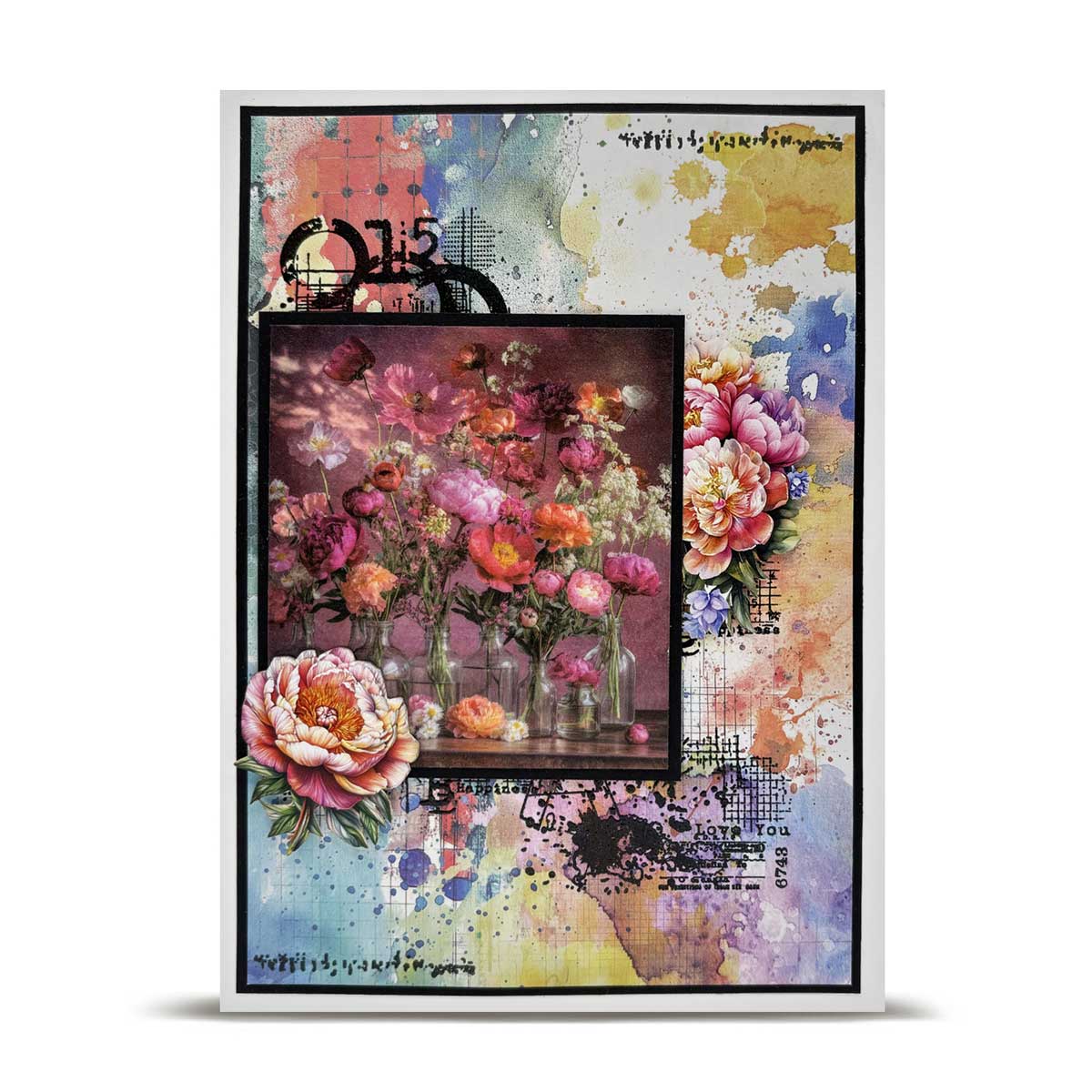 AALL & Create A5 Design Papers - Colour Me Floral [PA-41] - Image 2