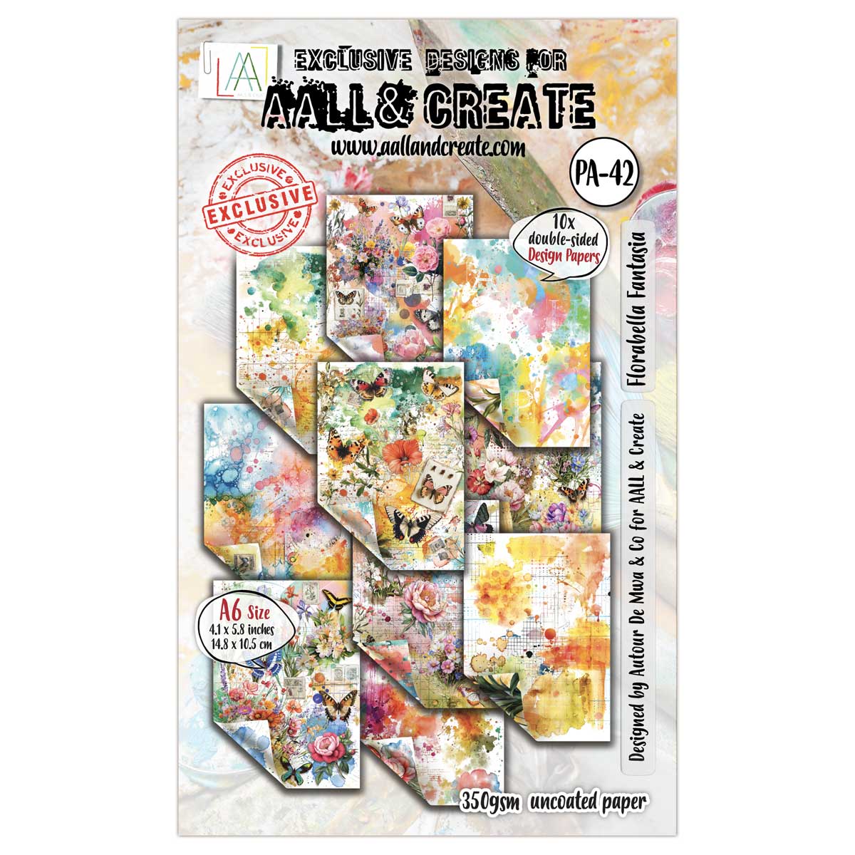 AALL & Create A6 Design Papers - Florabella Fantasia [PA-42]