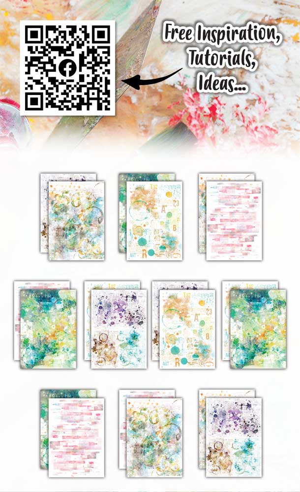 AALL & Create A6 Design Papers - Papyrus Vert #7 - Image 2