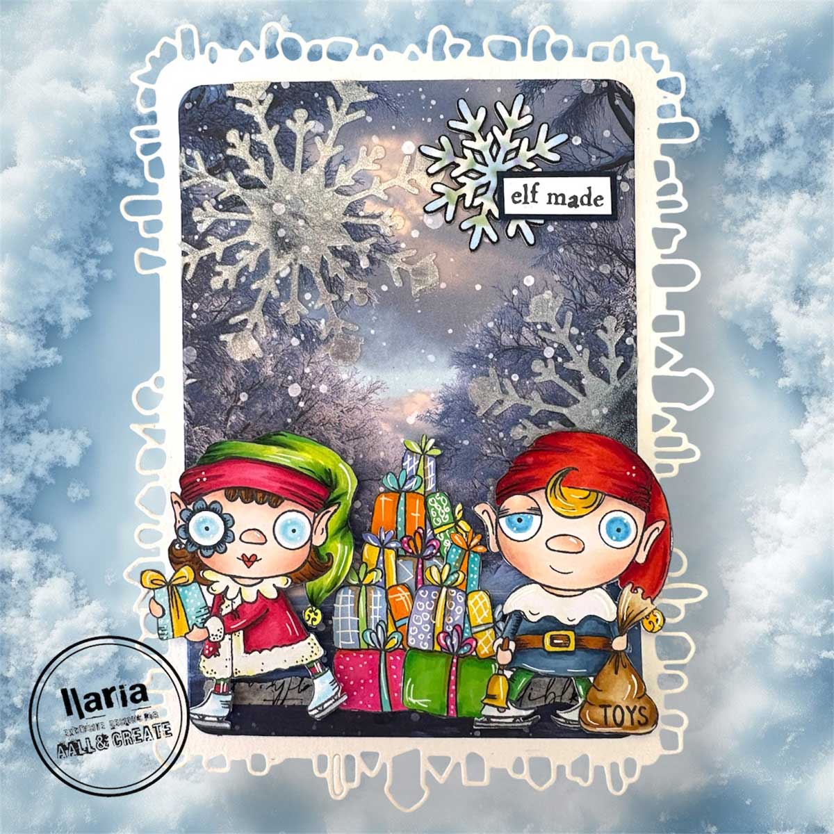 AALL & Create A6 Design Papers - Snowfall & Stains [PA-35] - Image 3