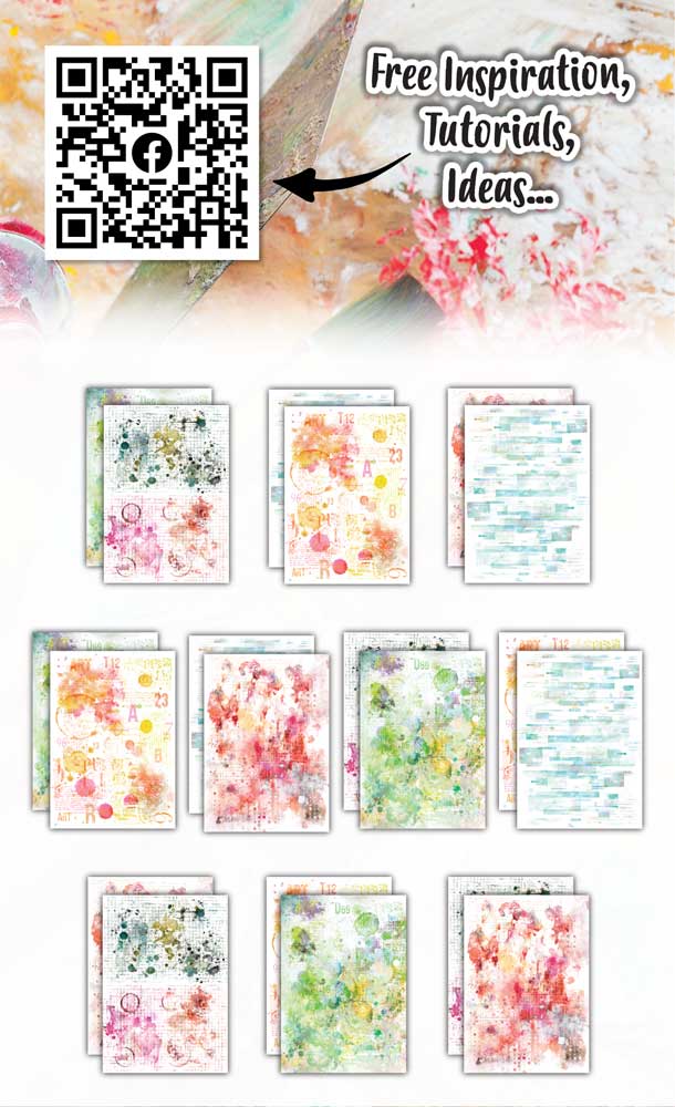 AALL & Create A6 Design Papers - Vivid Vortex #1 - Image 2