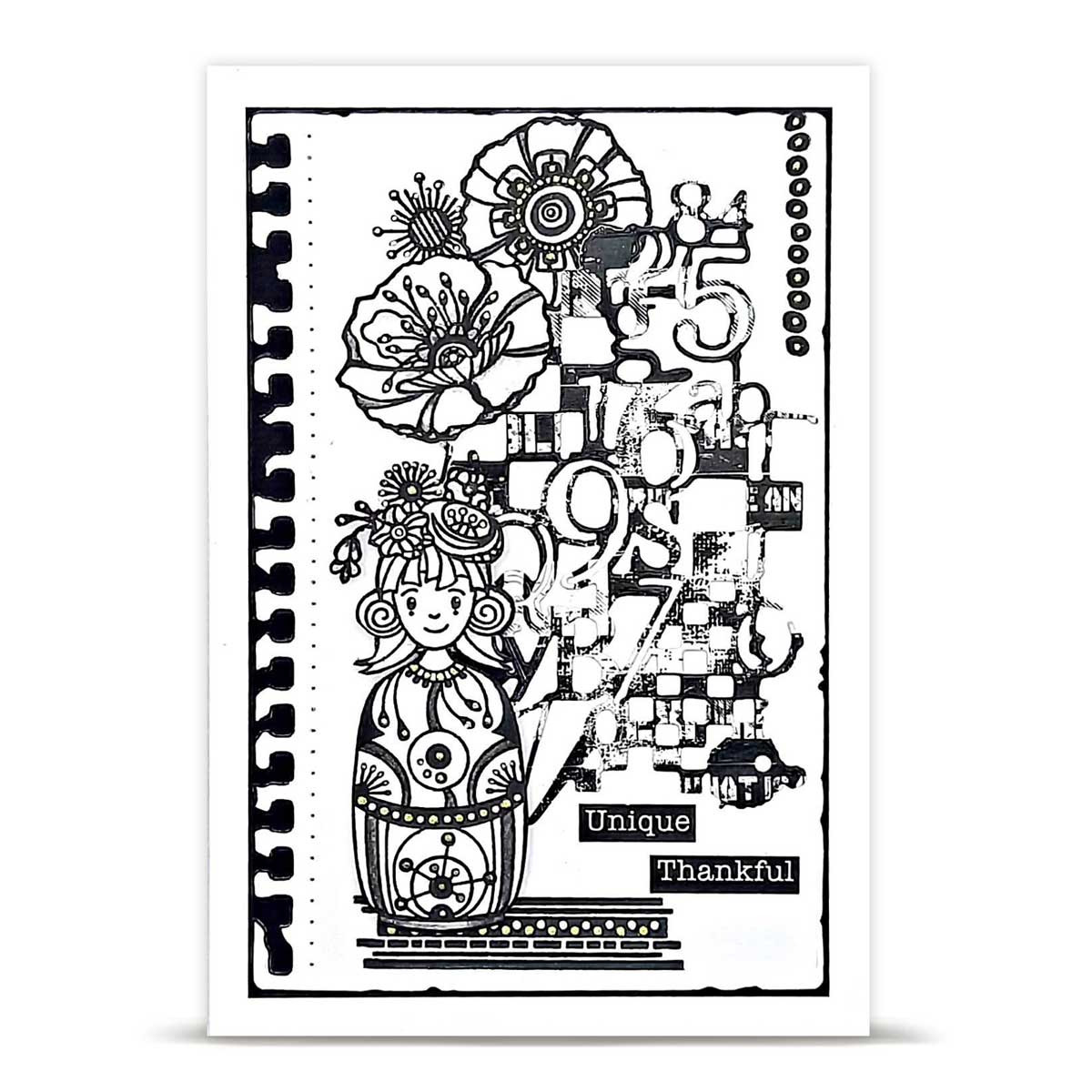 AALL & Create Cutting Die - Checkered Figures [DI-22] - Image 3
