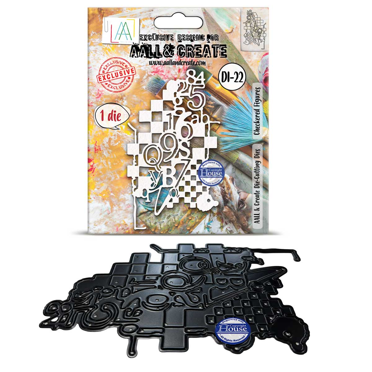 AALL & Create Cutting Die - Checkered Figures [DI-22]