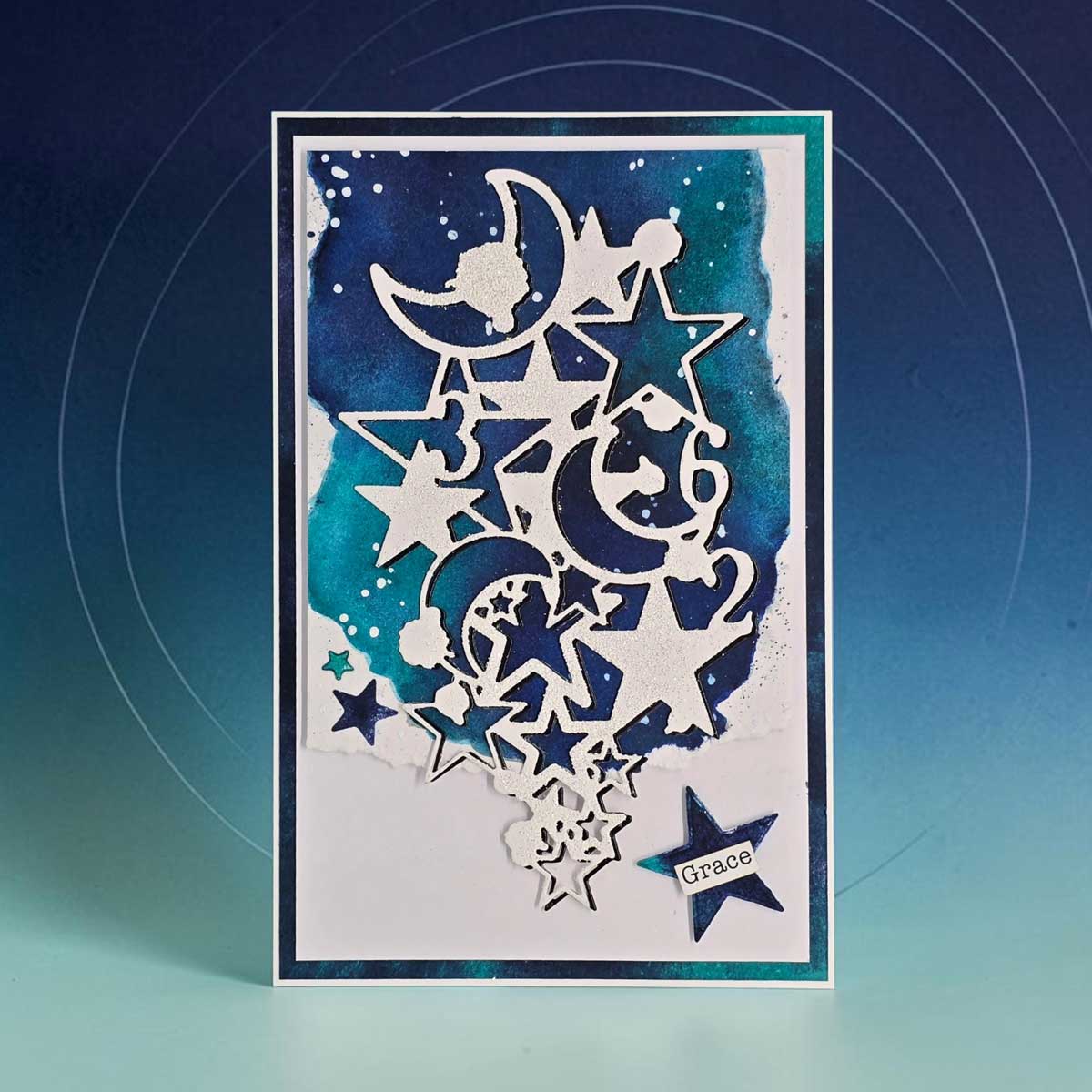 AALL & Create Cutting Die - Moon Stars [DI-24] - Image 2