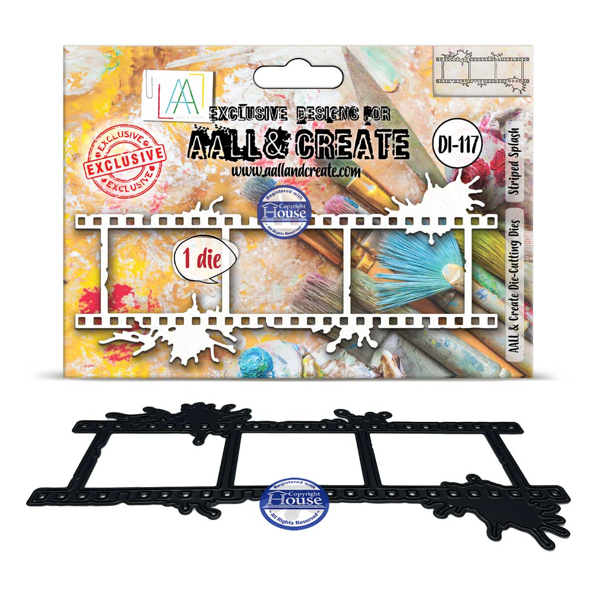 AALL & Create Cutting Die - Striped Splash [DI-117]