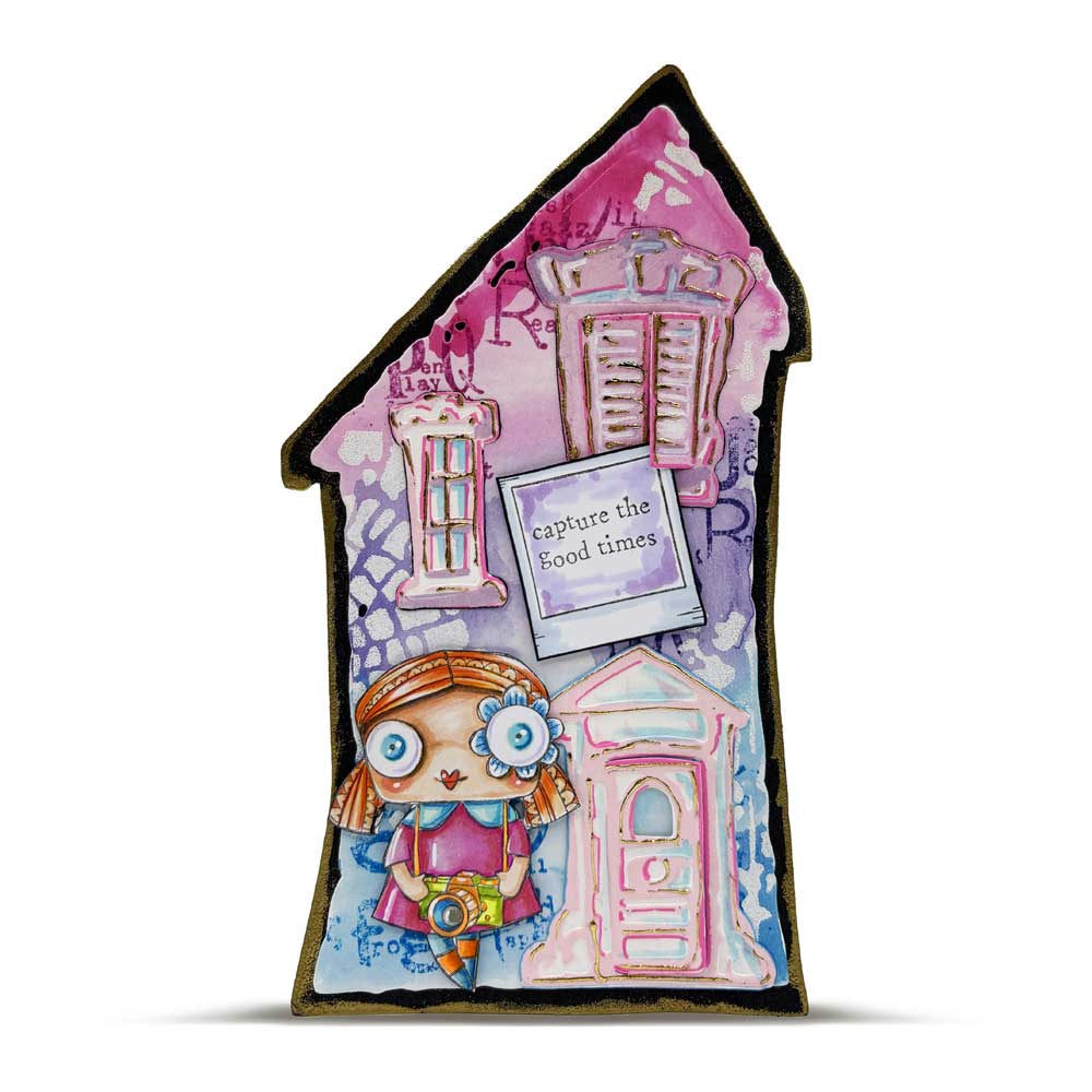 AALL & Create Cutting Dies - Topsy-Turvy Home [DI-99] - Image 5