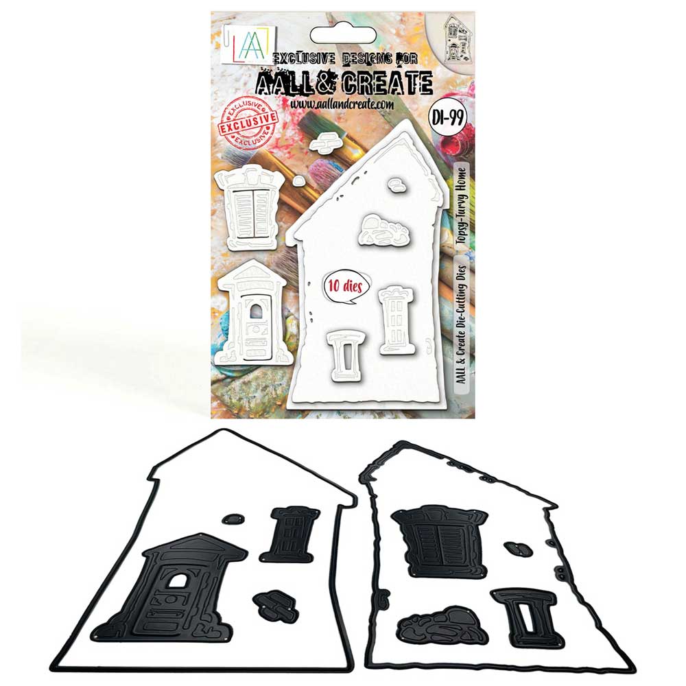 AALL & Create Cutting Dies - Topsy-Turvy Home [DI-99]