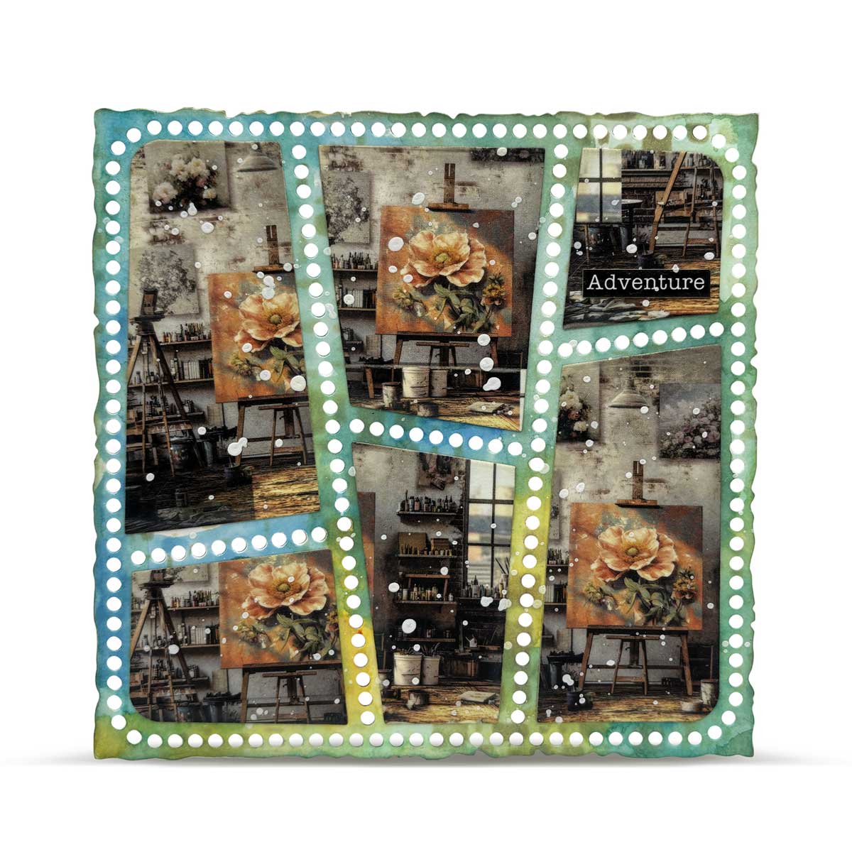 AALL & Create Layer It Up Washi Tape - Painterly Petals [MT-135] - Image 3