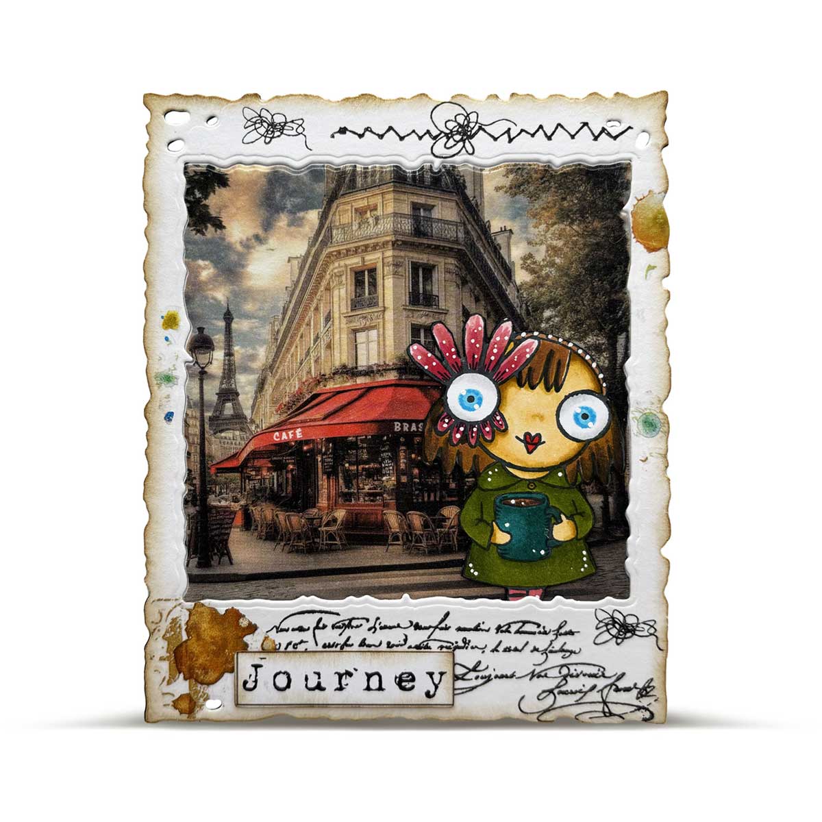 AALL & Create Layer It Up Washi Tape - Parisian Bloomscape [MT-133] - Image 2