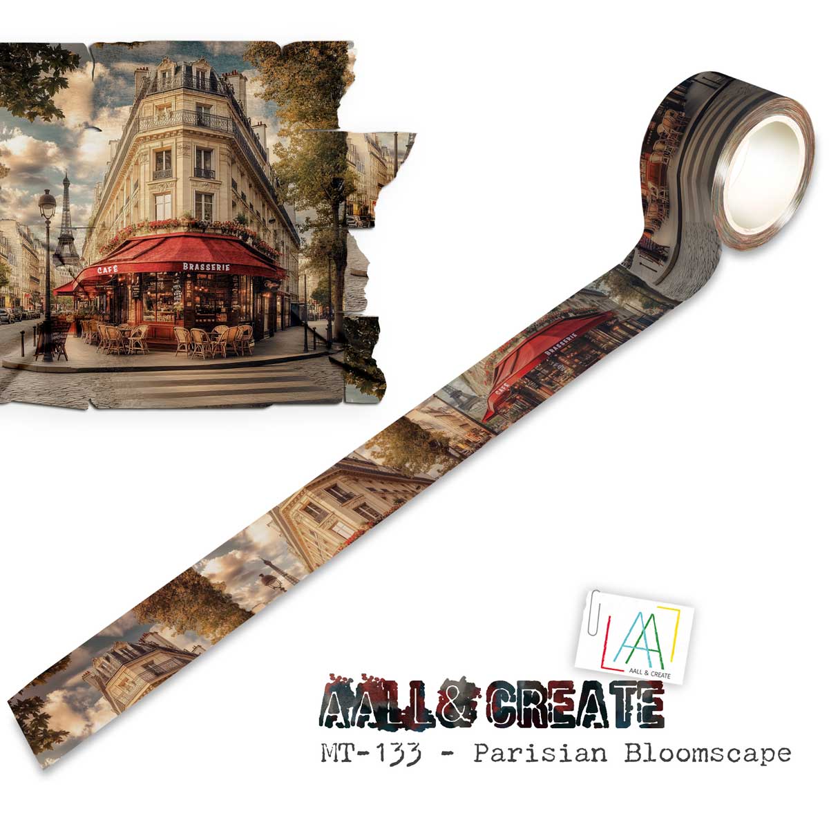 AALL & Create Layer It Up Washi Tape - Parisian Bloomscape [MT-133]