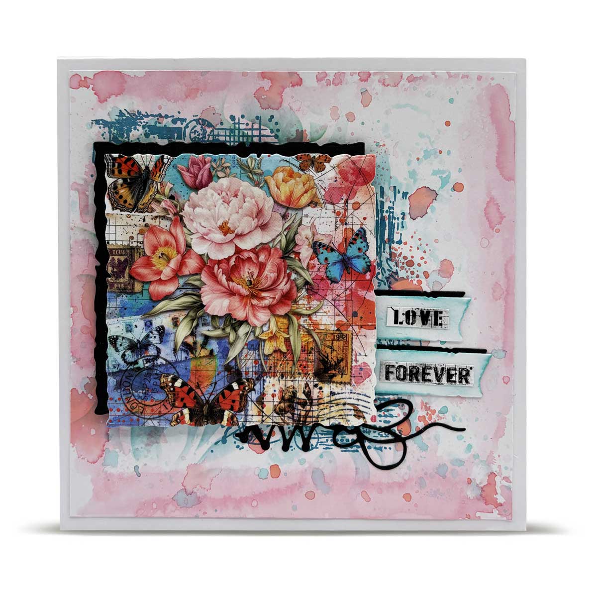 AALL & Create Layer It Up Washi Tape - Peonies Airmail [MT-144] - Image 4