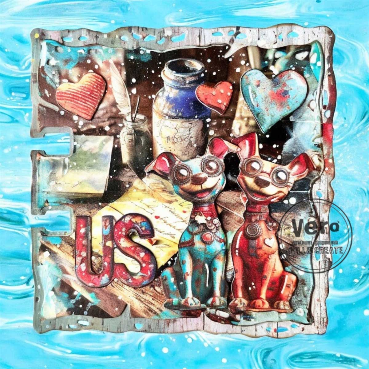 AALL & Create Layer It Up Washi Tape - Quill & Heart #125 - Image 2