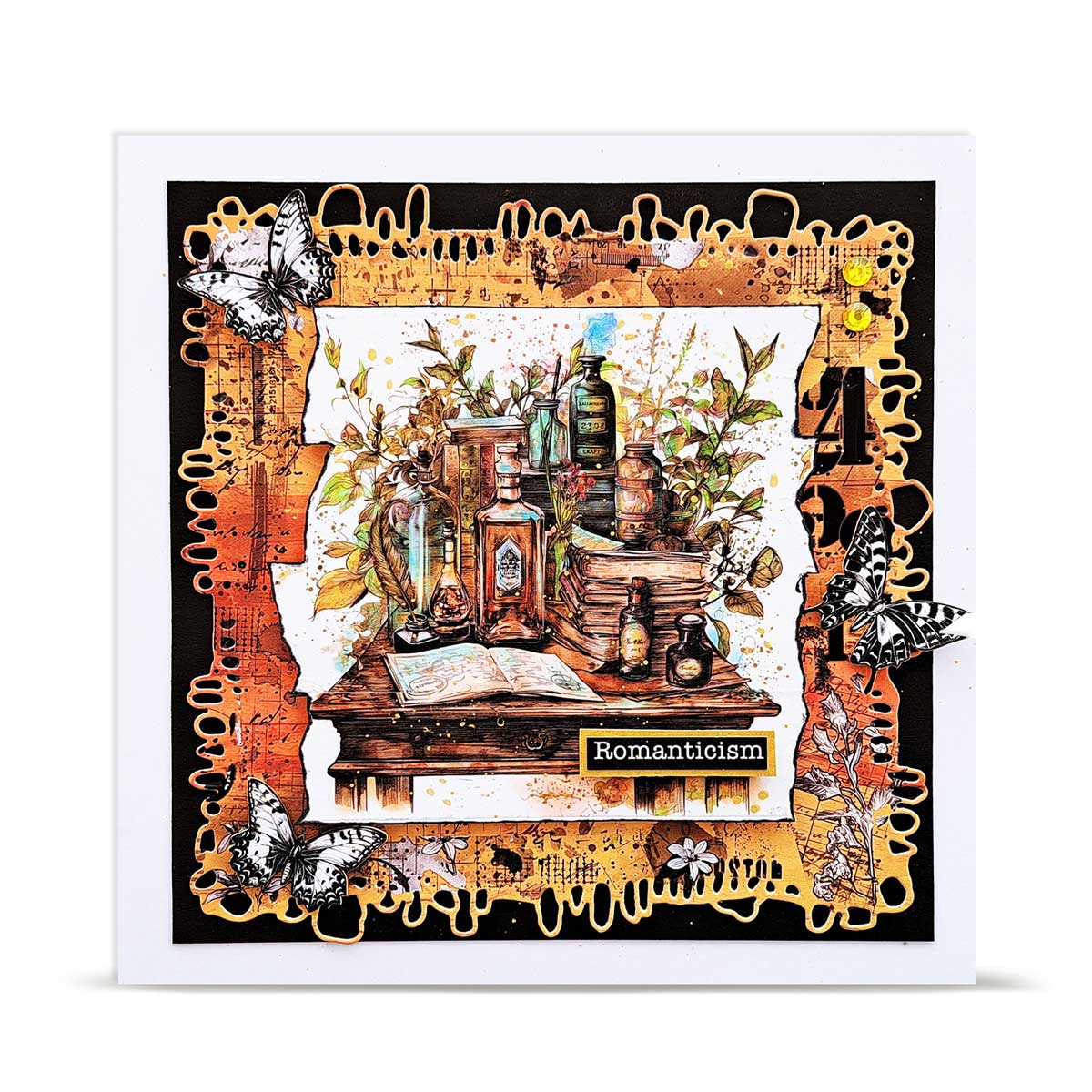 AALL & Create Layer It Up Washi Tape - Scriptorium Leaf [MT-160] - Image 3