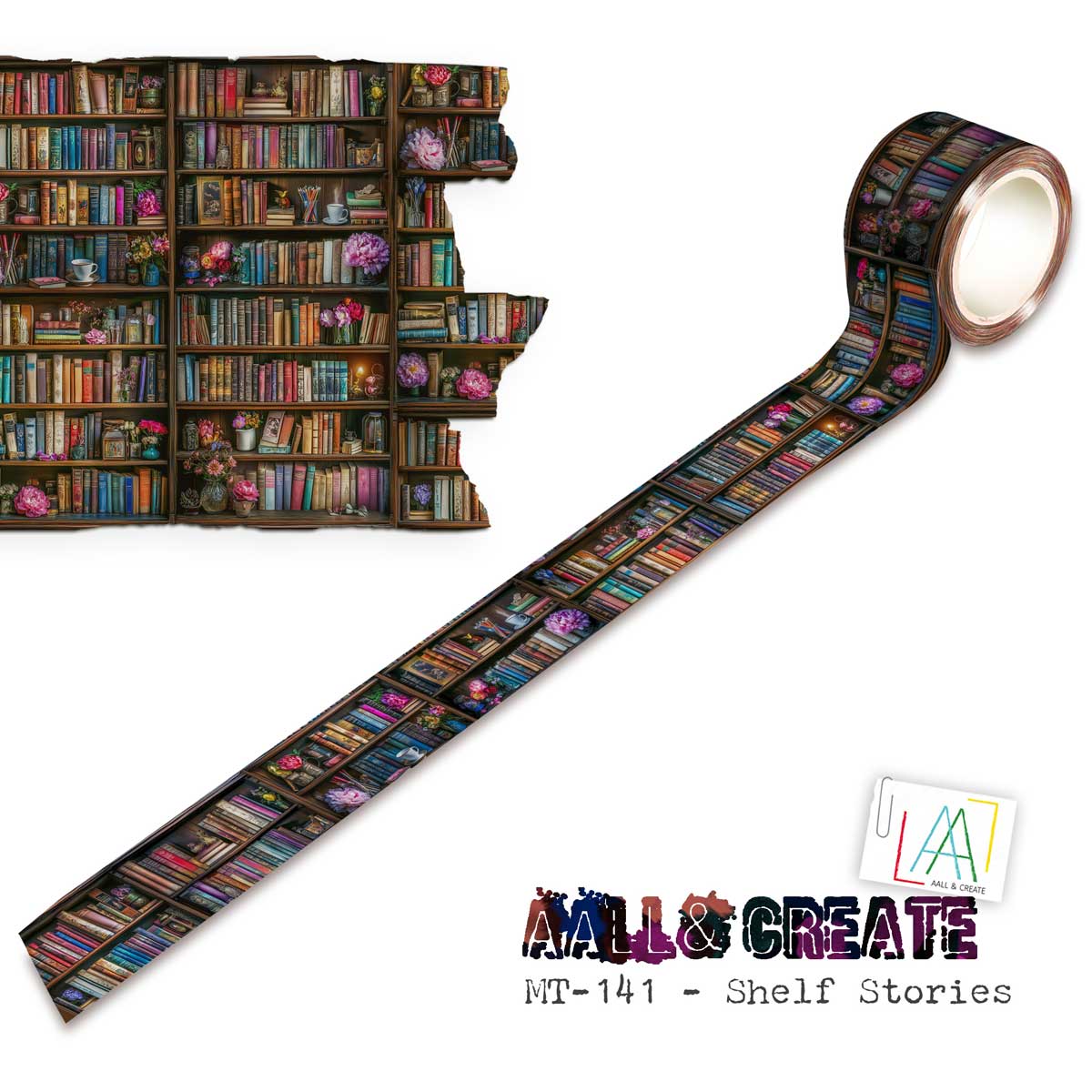 AALL & Create Layer It Up Washi Tape - Shelf Stories [MT-141]