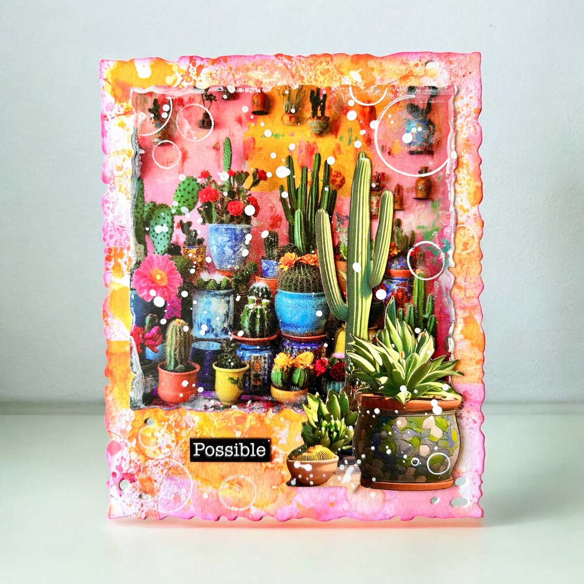 AALL & Create Layer It Up Washi Tape - Spiked & Blooming [MT-129] - Image 2