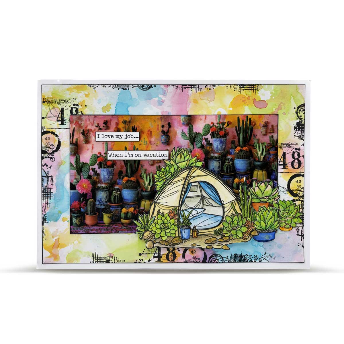AALL & Create Layer It Up Washi Tape - Spiked & Blooming [MT-129] - Image 3