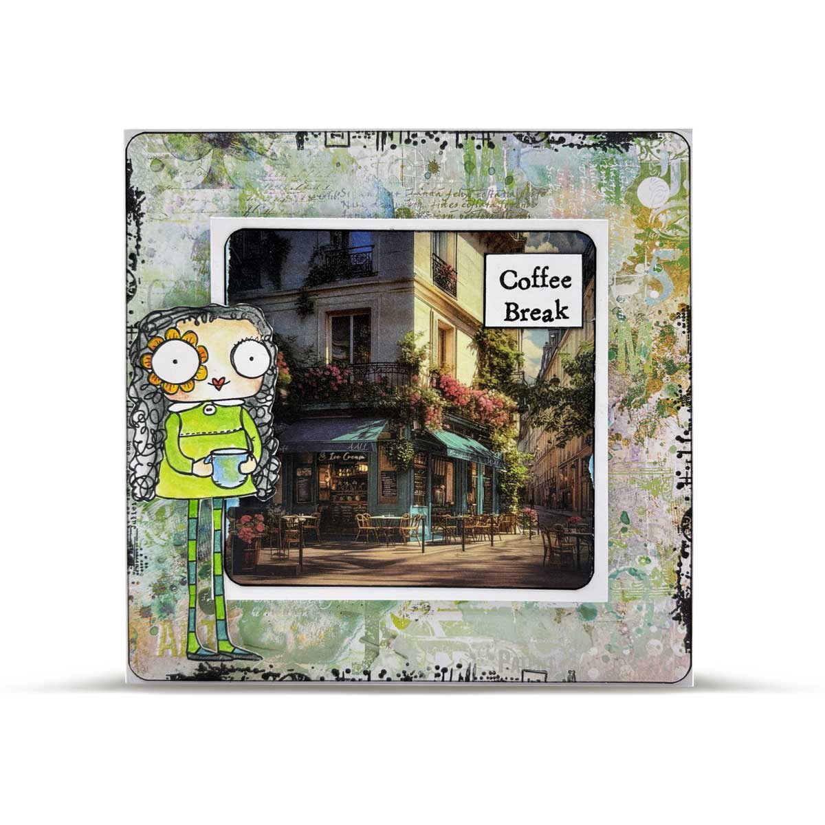 AALL & Create Layer It Up Washi Tape - Terrasse Fleurie [MT-134] - Image 3