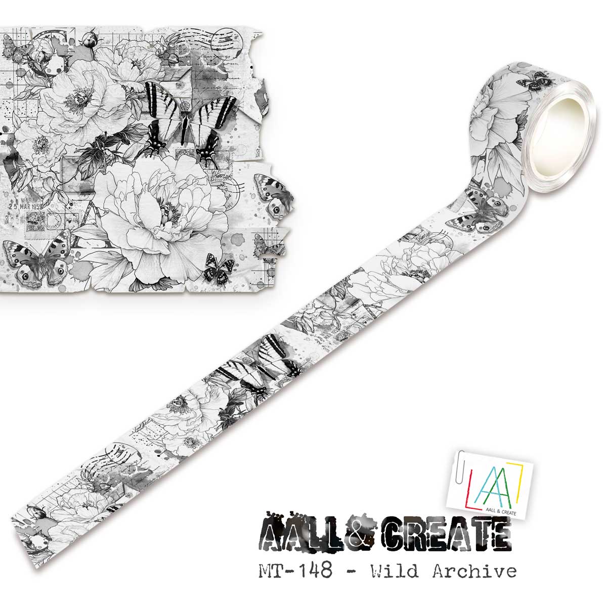 AALL & Create Layer It Up Washi Tape - Wild Archive [MT-148]