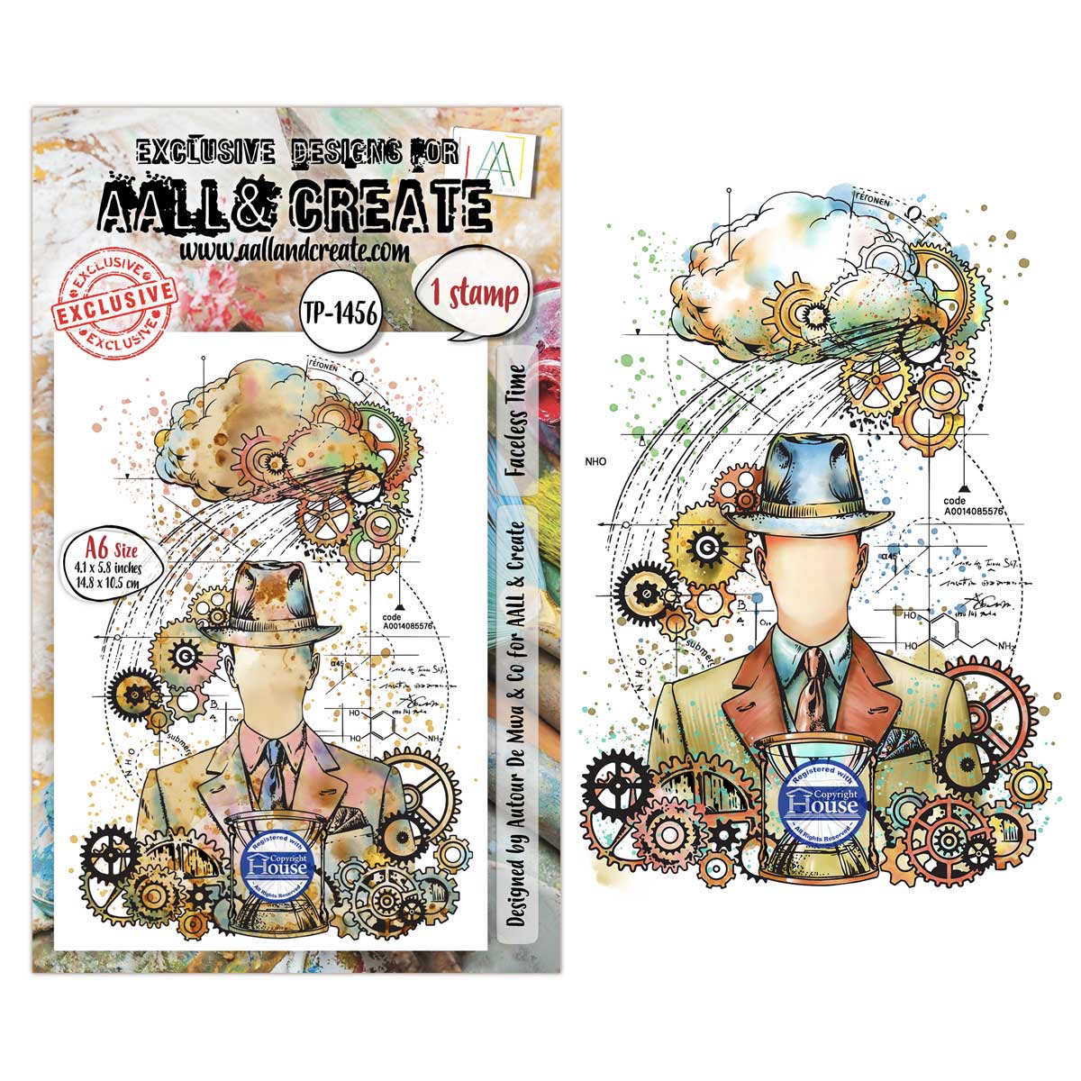 AALL & Create Stamp - Faceless Time [TP-1456]