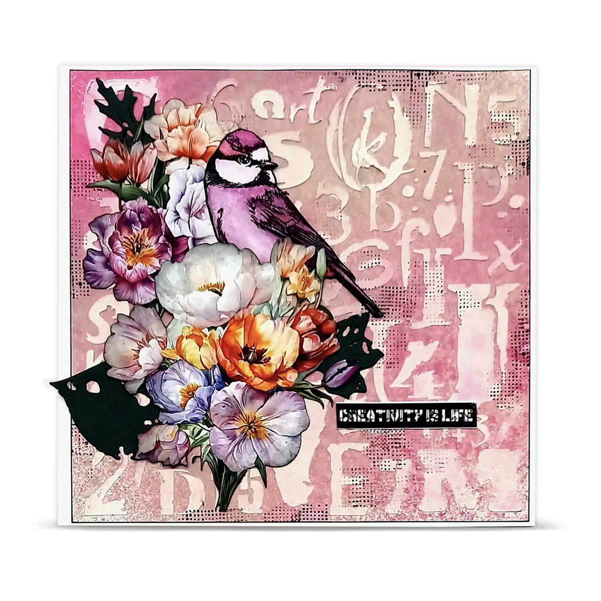 AALL & Create Stamp - Hearted Tit [TP-1351] - Image 3
