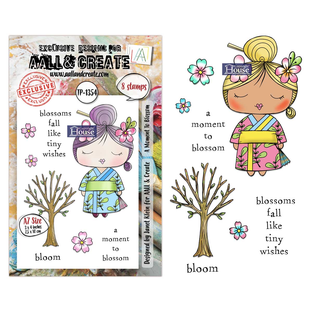 AALL & Create Stamp Set - A Moment To Blossom [TP-1354]