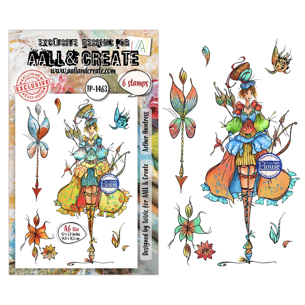 AALL & Create Stamp Set - Aether Huntress [TP-1463]