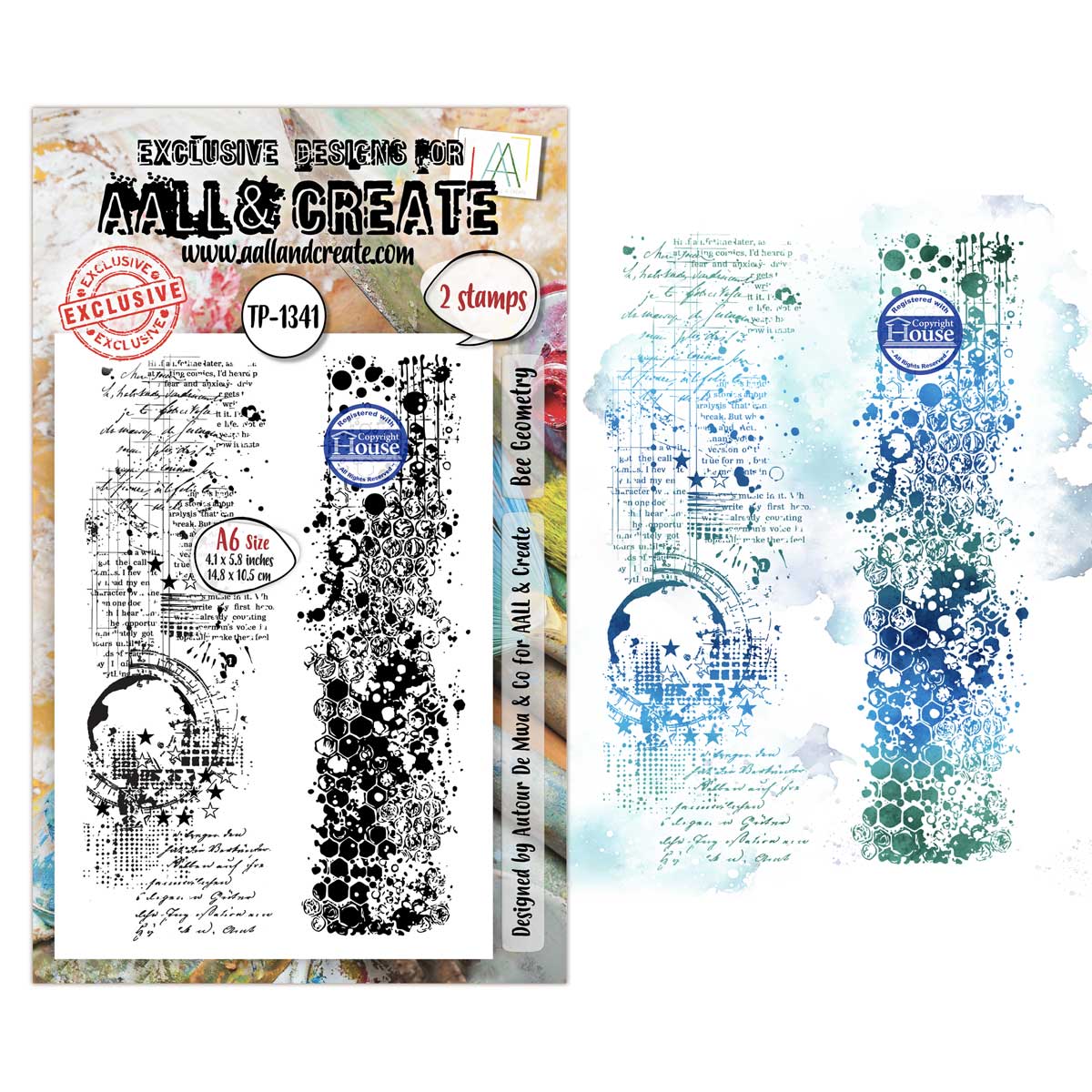 AALL & Create Stamp Set - Bee Geometry [TP-1341]