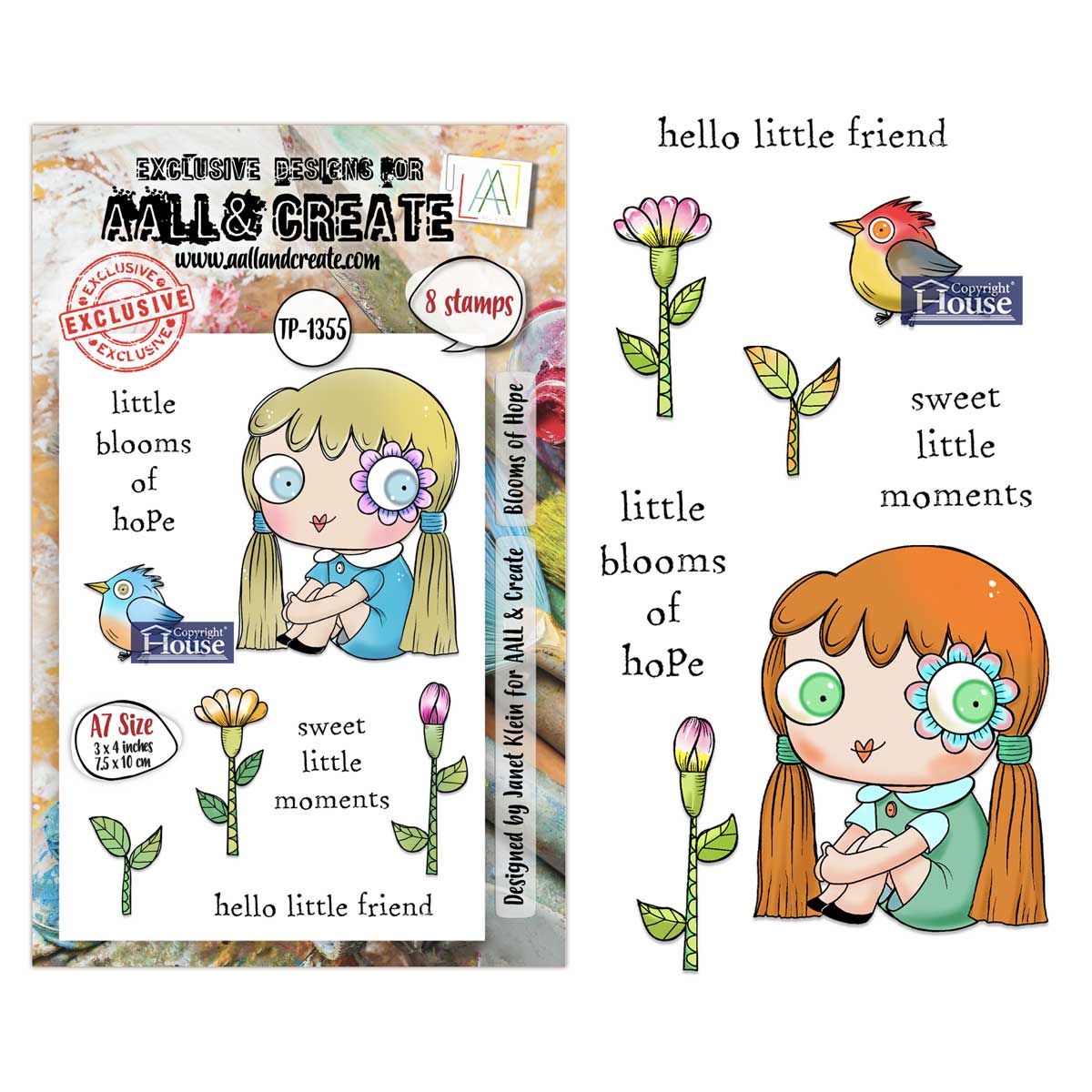 AALL & Create Stamp Set - Blooms Of Hope [TP-1355]
